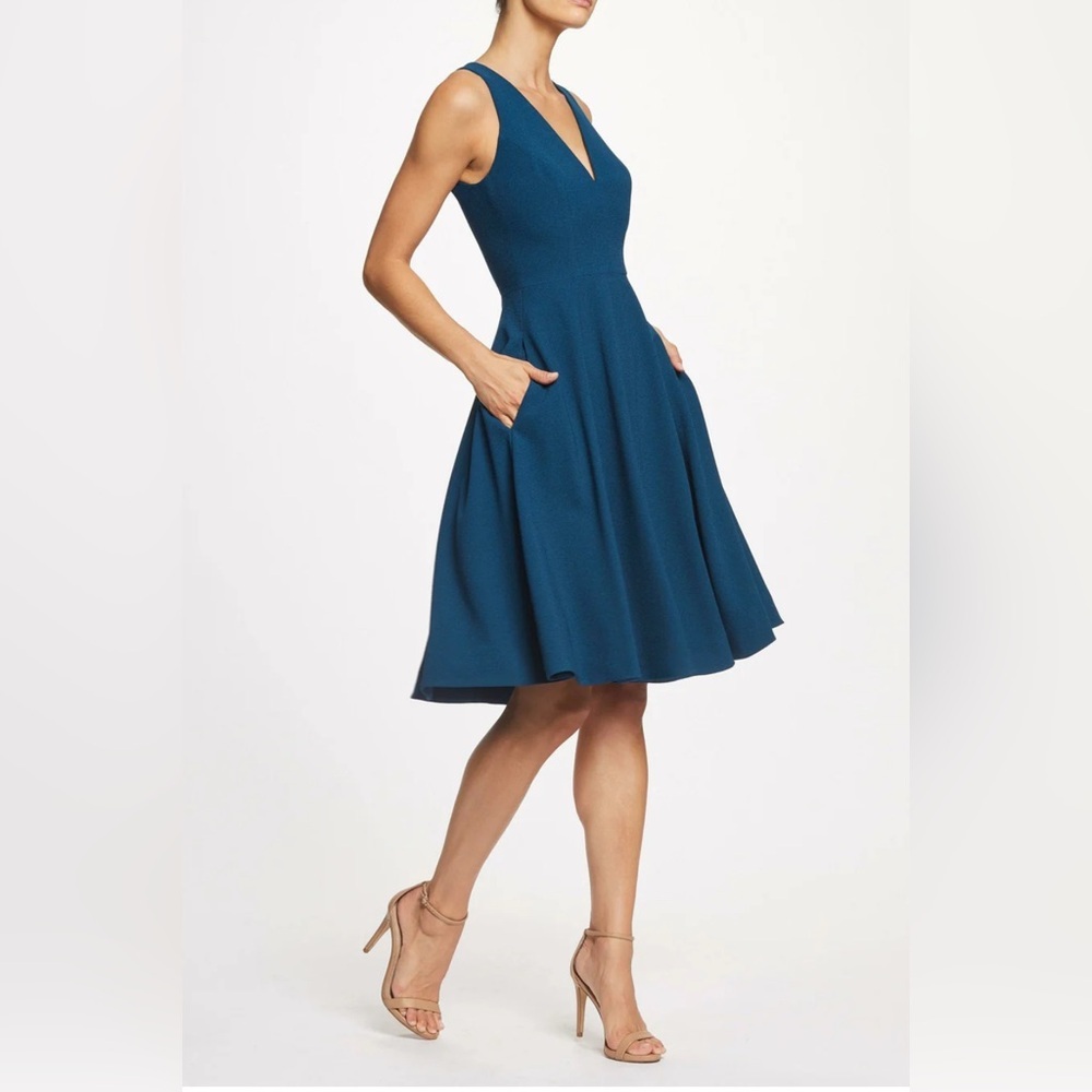 Dress The Population Catalina Peacock Blue Dress Size Small - Picture 2 of 10